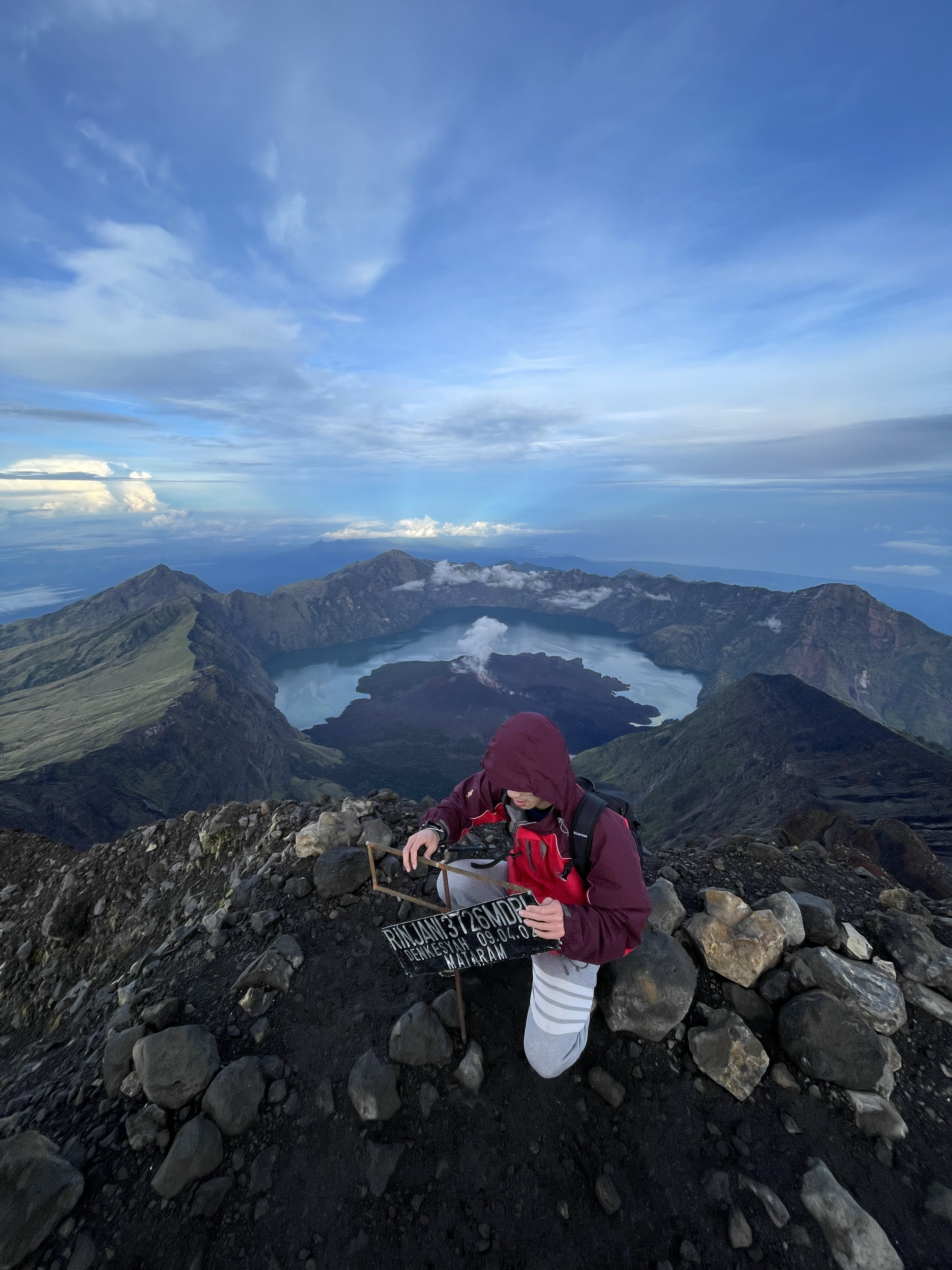 Rinjani at Indonesia